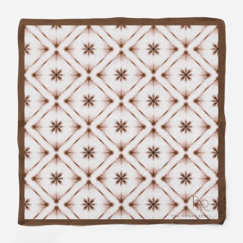 Cocoa Cabana Silk Pocket Square