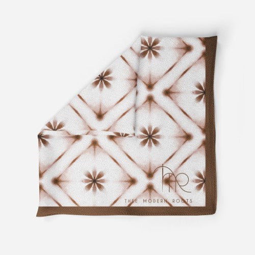 Cocoa Cabana Silk Pocket Square