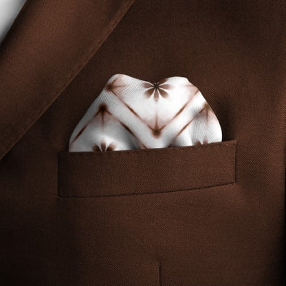 Cocoa Cabana Silk Pocket Square