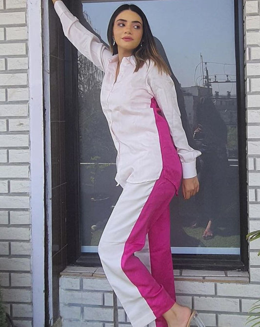 Half And Half Side Co-Ord Set