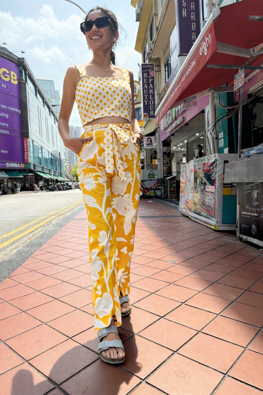 Sunshine Bloom Cotton Co-ord Set