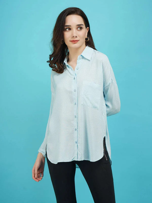 Blue Bloom Shirt