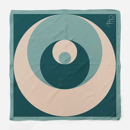 Green Oasis Silk Pocket Square