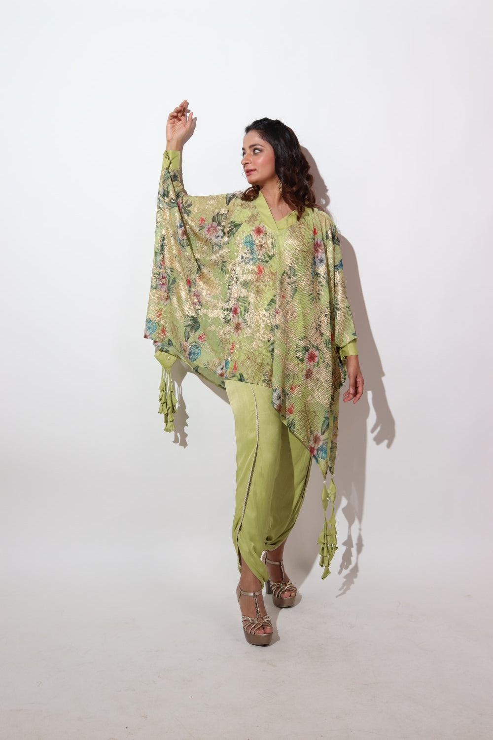 Floral Bloom Kaftan Set
