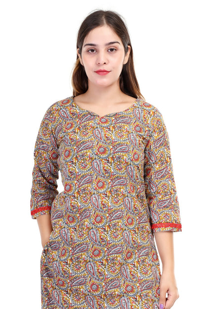 Handblock print cotton coord set