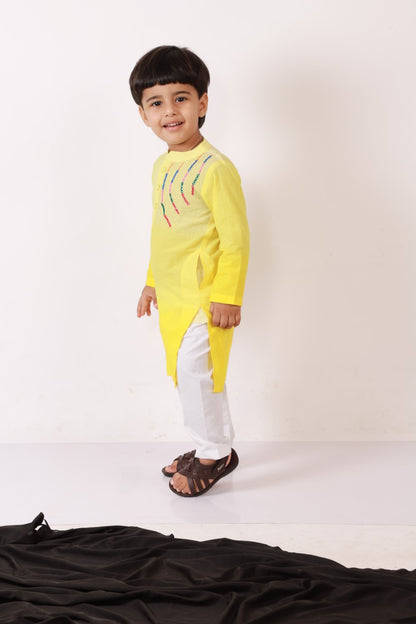 Yellow Kurta Pajama