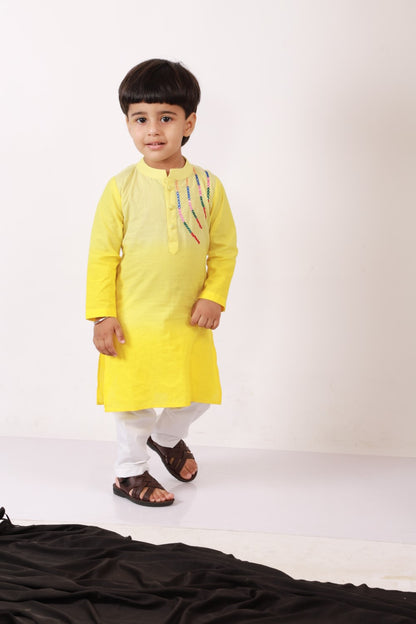 Yellow Kurta Pajama