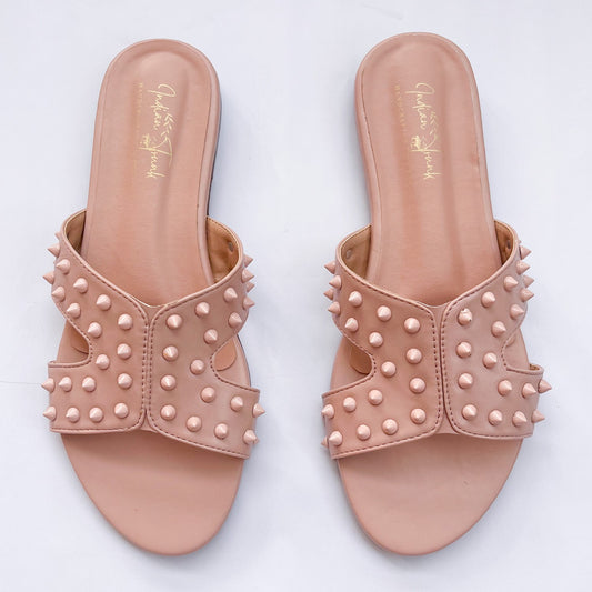 Spiked Studs Casual Flats