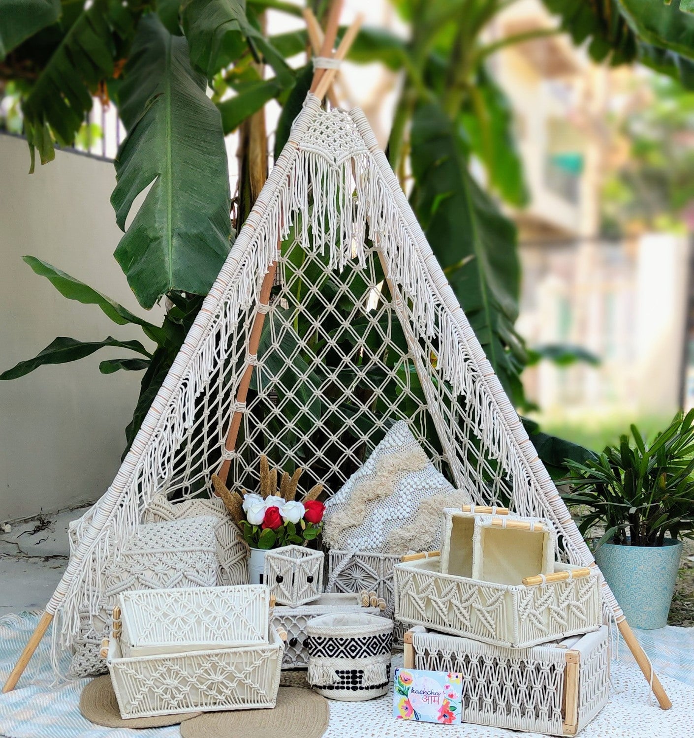 Macrame Canopy Tent