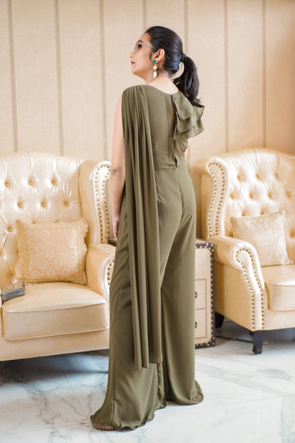 Stone Ruffle Jumpsuit