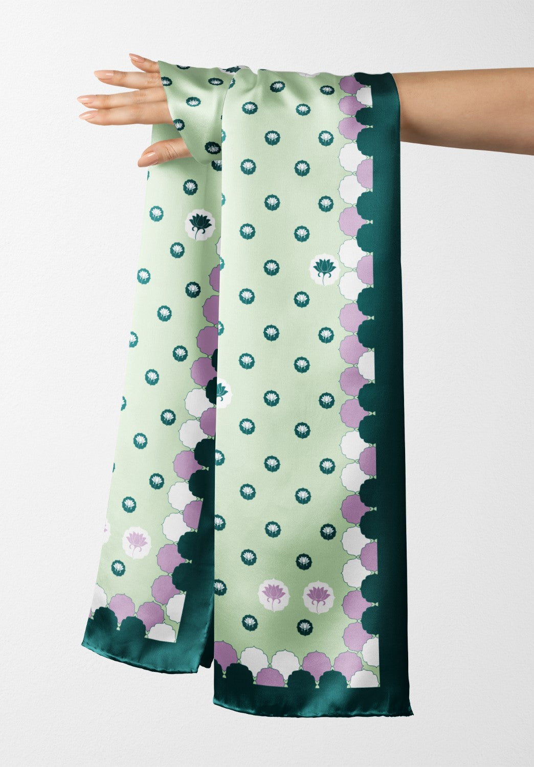 The Floating Garden Silk Stole