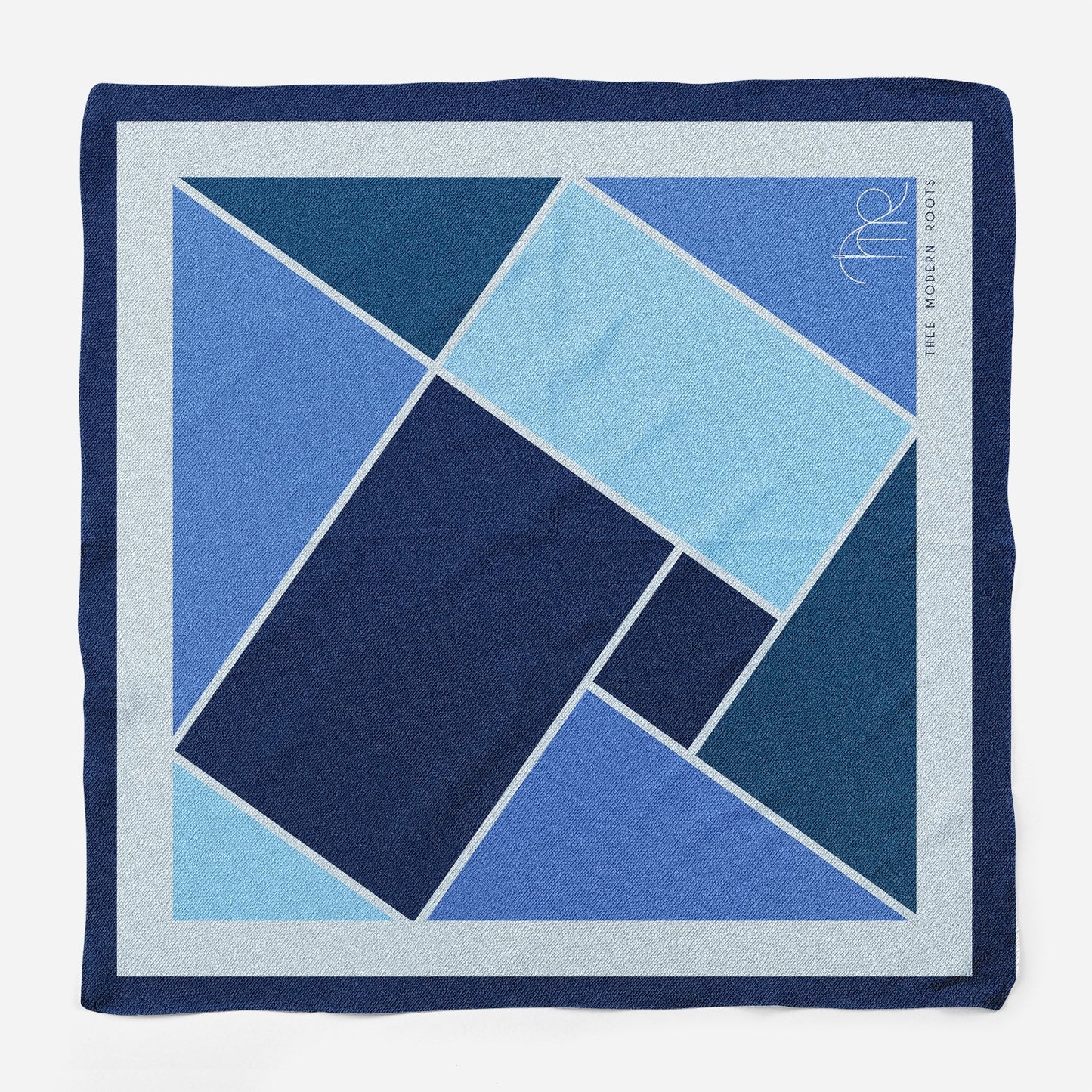 Modern Geometry Silk Pocket Square