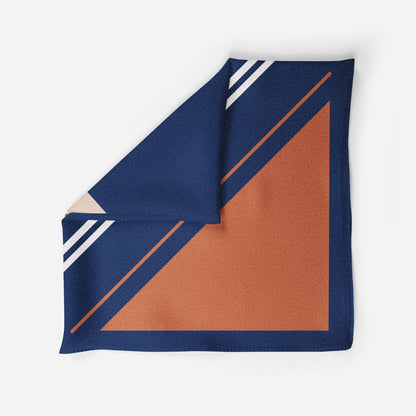 Regal Stripes Silk Pocket Square