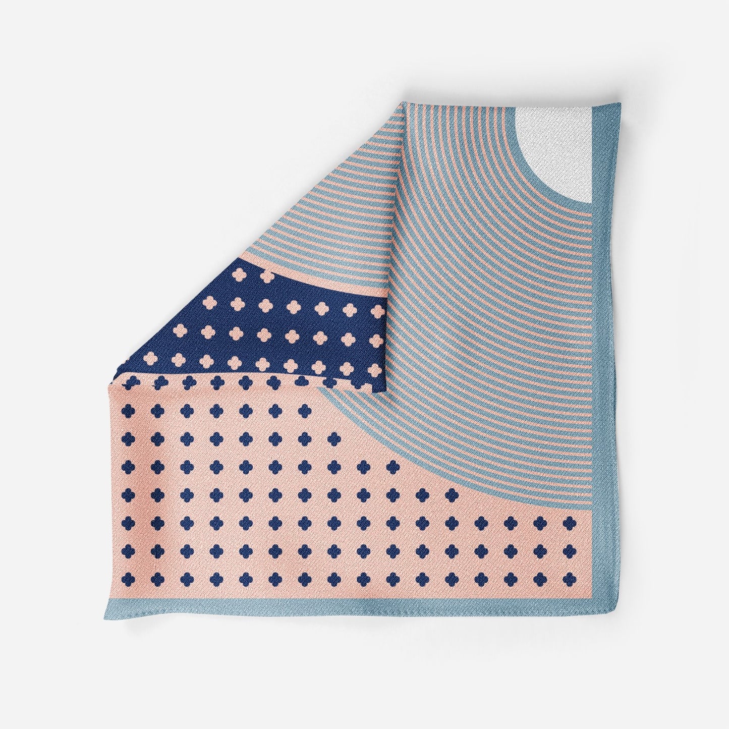 Midnight Garden Silk Pocket Square