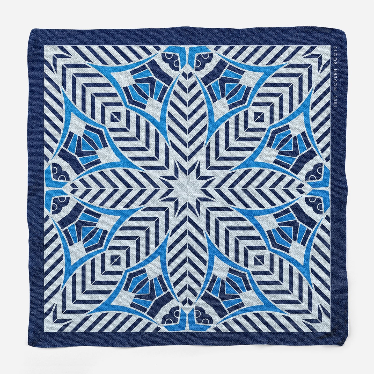 Midnight Mirage Silk Pocket Square