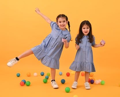 Blue Chambray Dress