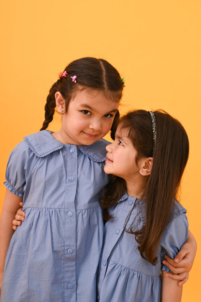 Blue Chambray Dress