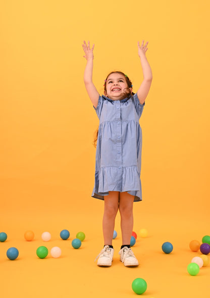 Blue Chambray Dress