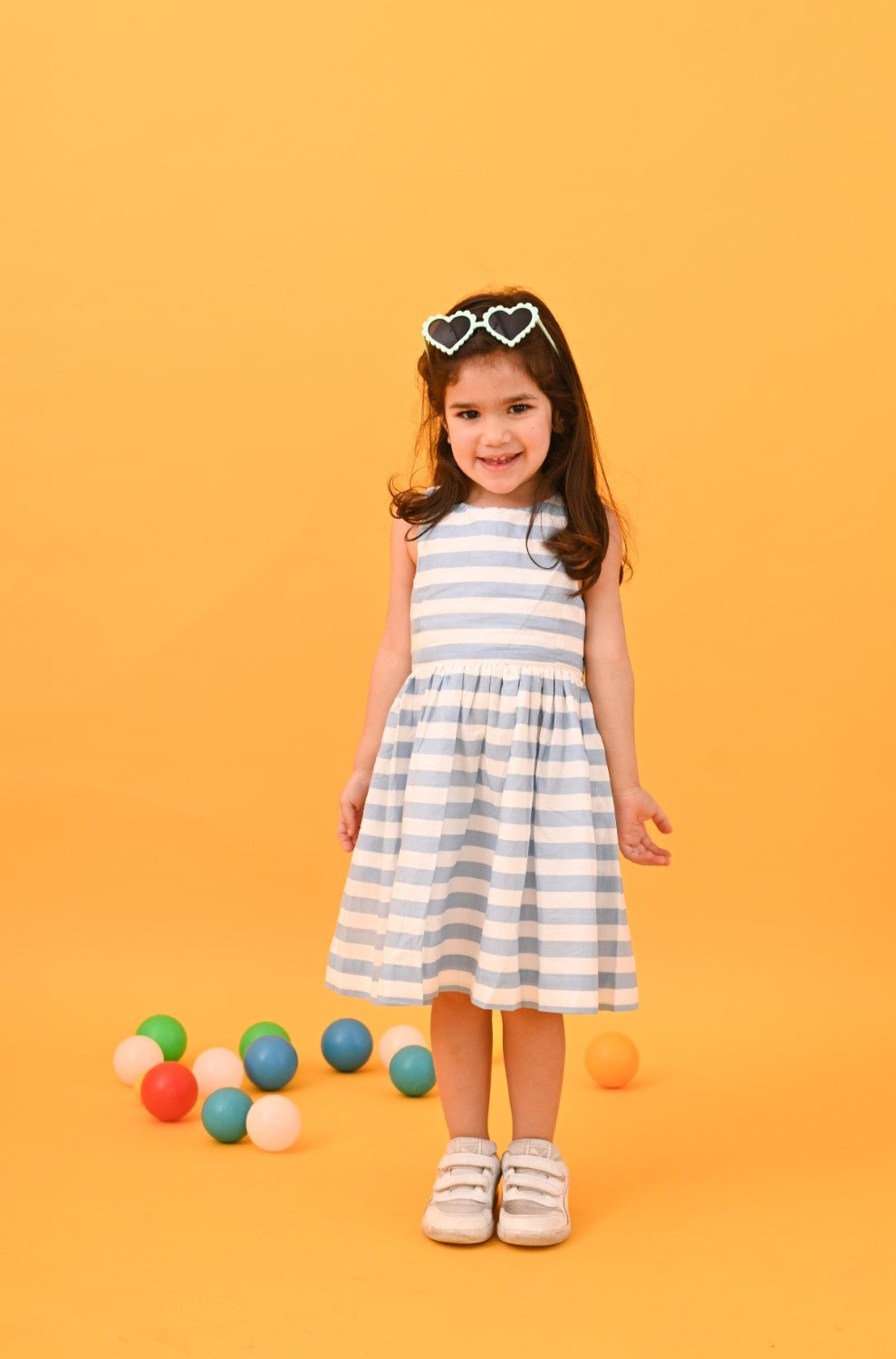 Blue & White Stripe Dress