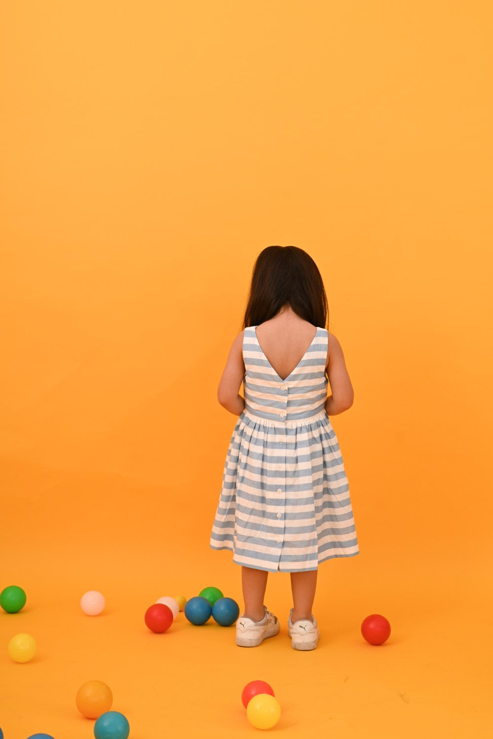 Blue & White Stripe Dress