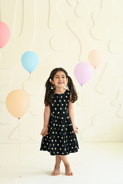 Black & White Polka Dot Dress