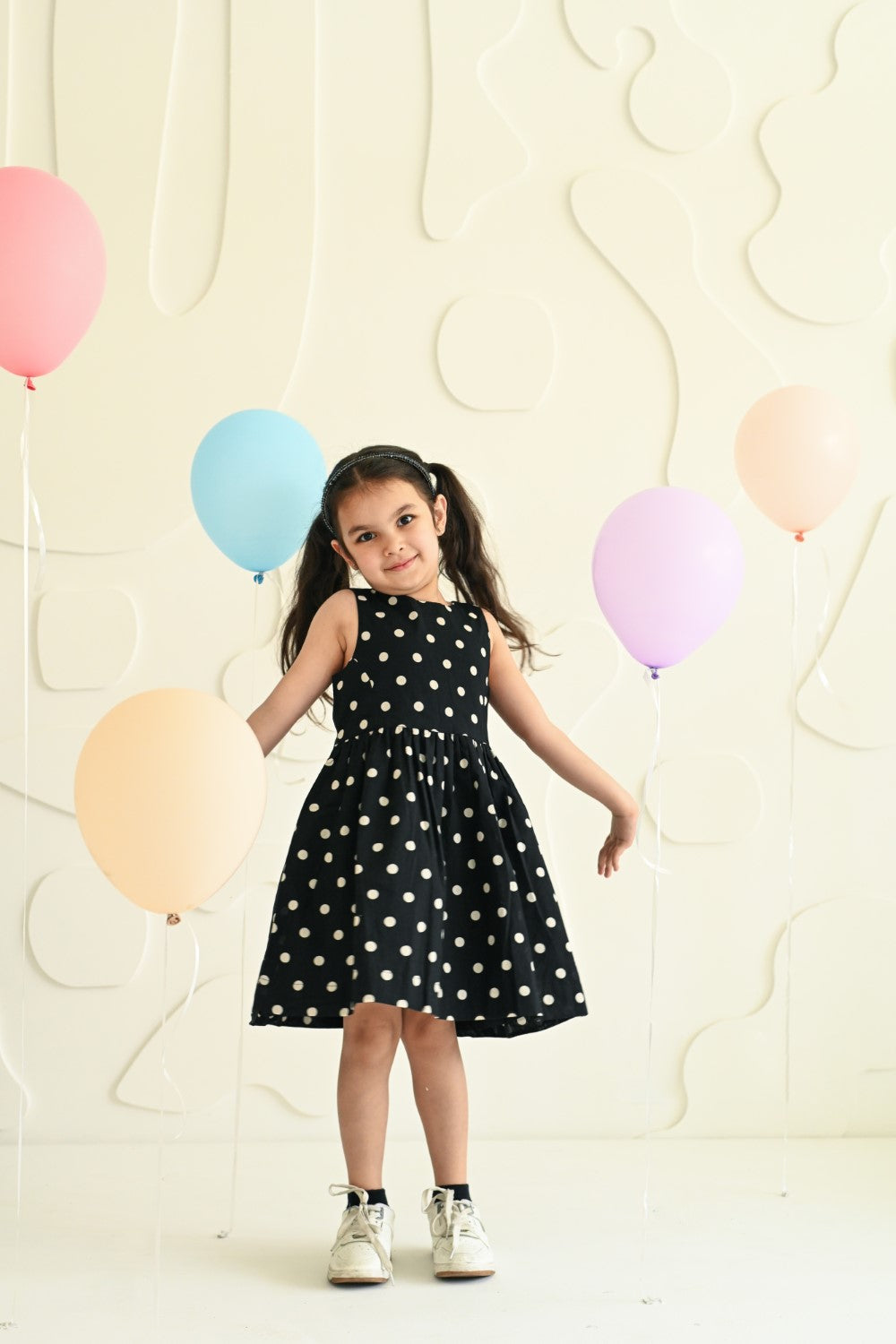 Black & White Polka Dot Dress