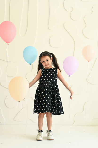 Black & White Polka Dot Dress