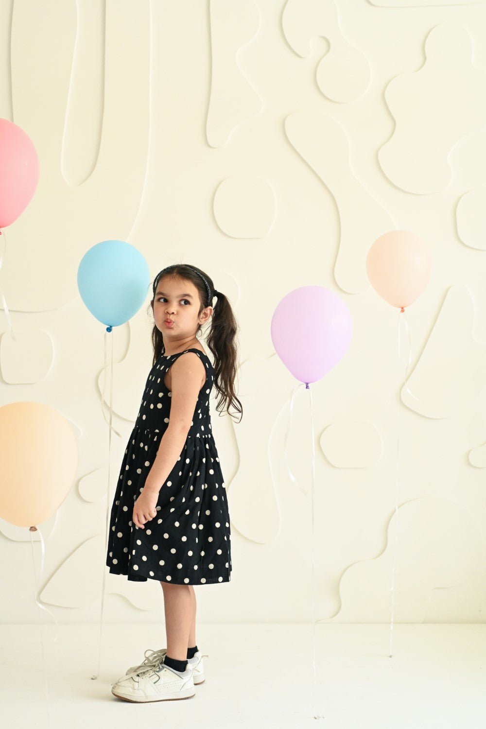 Black & White Polka Dot Dress