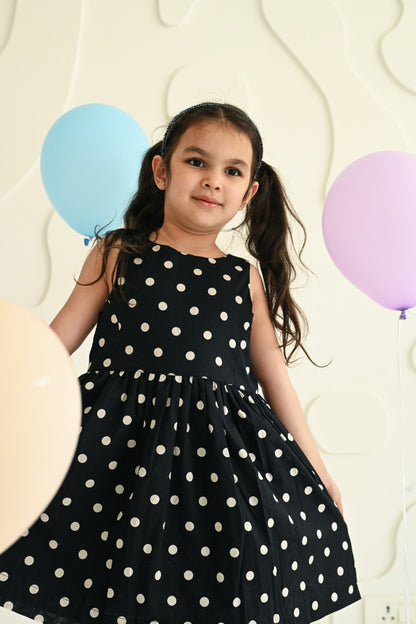 Black & White Polka Dot Dress