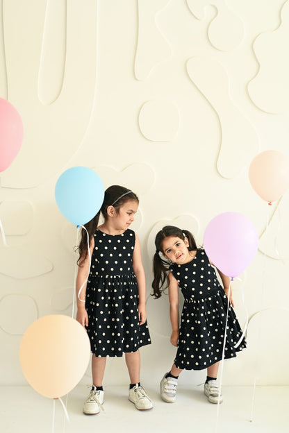 Black & White Polka Dot Dress