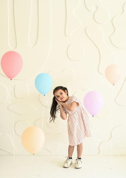 White Dress With Red Dots