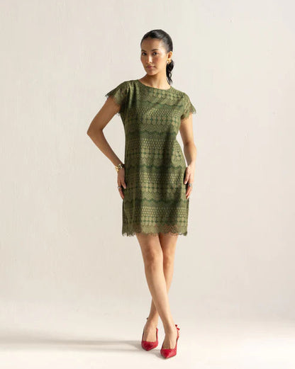 Olive Green Midi Dress