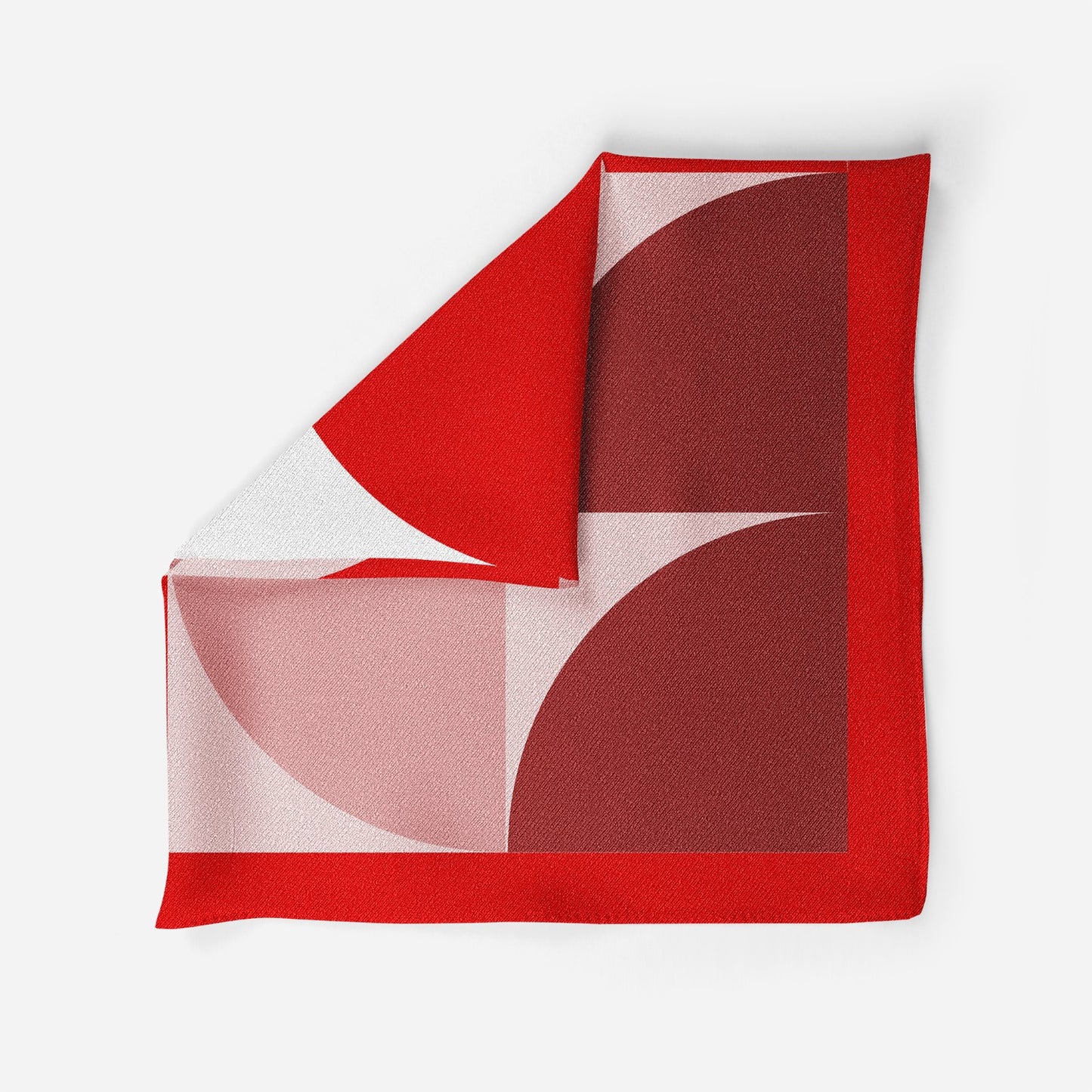 Cherry Curve Silk Pocket Square