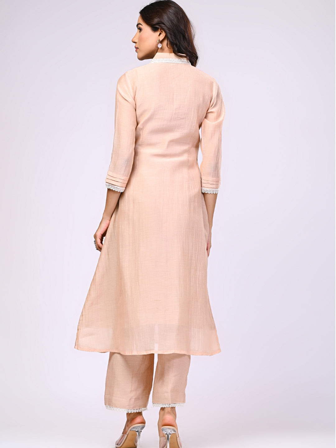 Beige Kurti & Pant Set