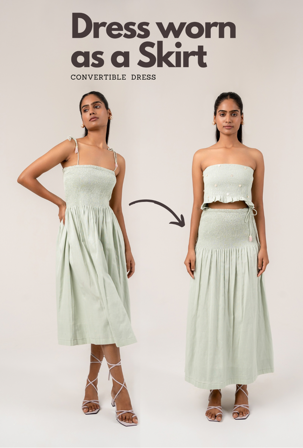 The Seamist Convertible Dress.