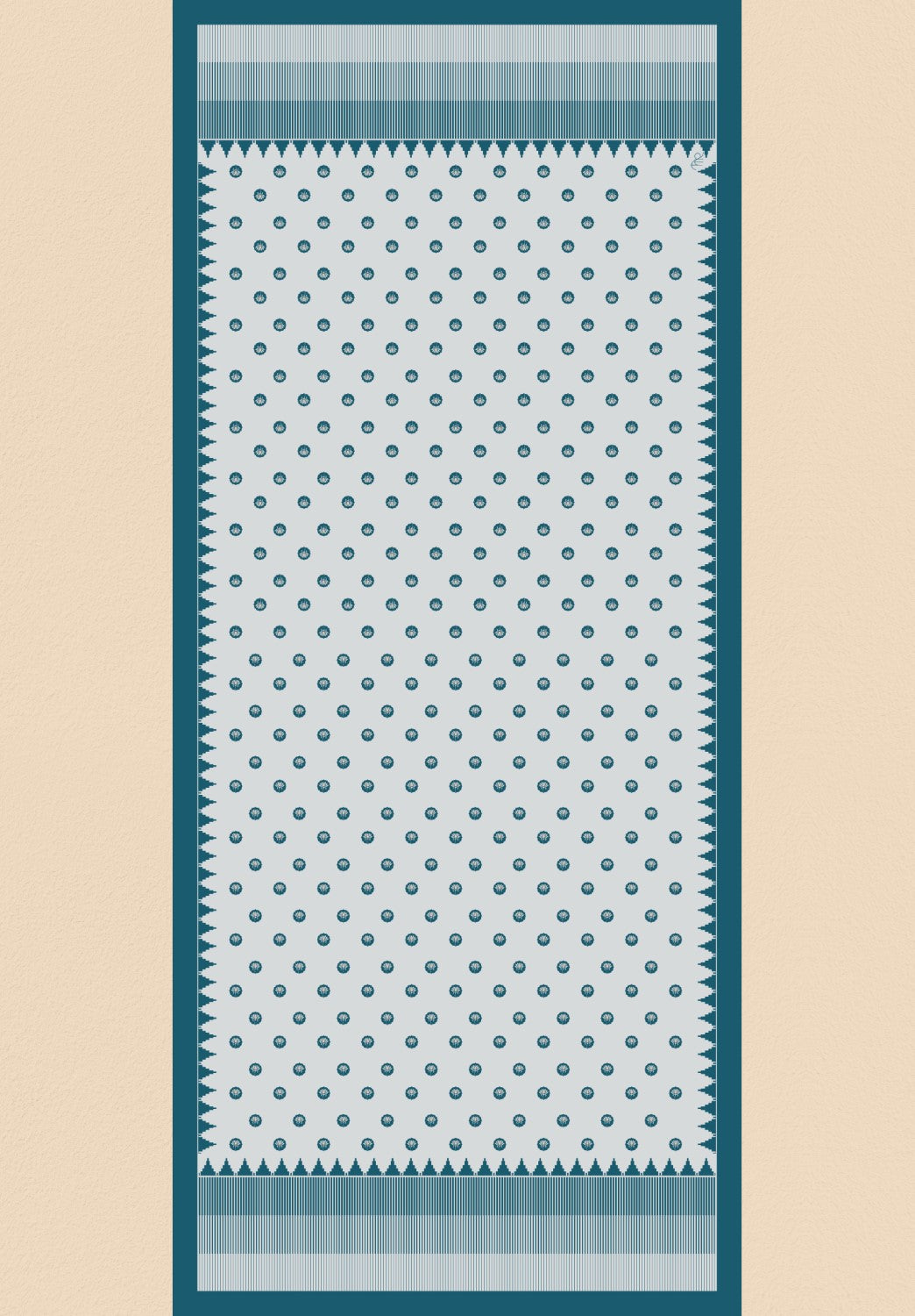 Lotus Blooms Silk Dupatta