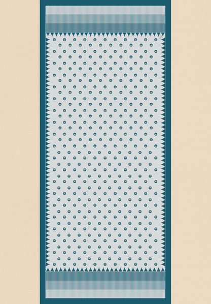 Lotus Blooms Silk Dupatta