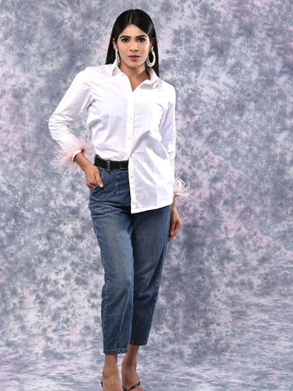 White Poplin Shirt